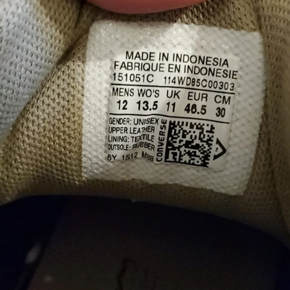 Converse All star leather high tops 12 - Picture 7 of 9